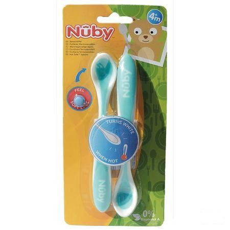 Nuby Warmtegevoelige Lepel Met Zachte Rand - 2stk 3m +   -  New Valmar