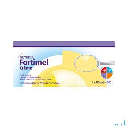 Fortimel Creme Vanille 4X125 g  -  Nutricia