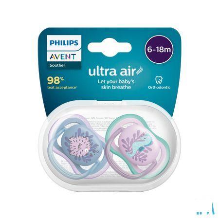 Philips Avent Fopspeen +6M Ultra Air Dieren Mix