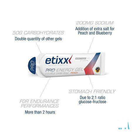 Etixx Double Carb Energy Gel Prol.Blueberry12X60ml  -  Ceres Pharma