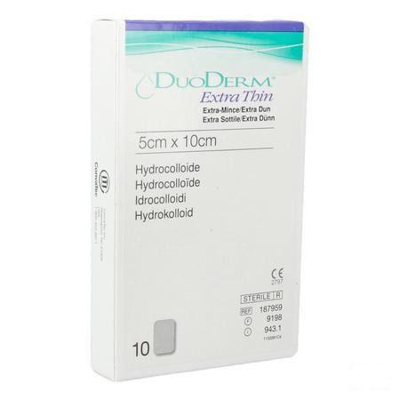 Duoderm Extra Dun Verband Hydro 5cmx10cm 10 H7959  -  Convatec