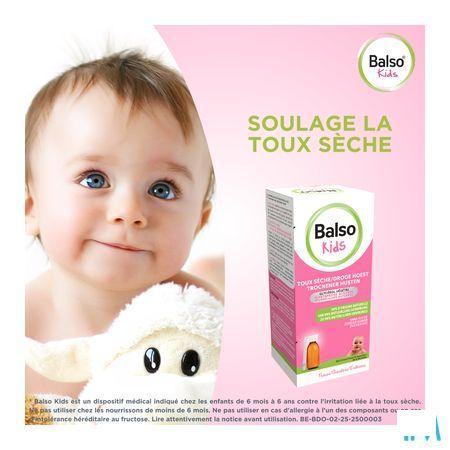 Balso Kids Hoestsiroop Z/Suiker 125ml + Pipet