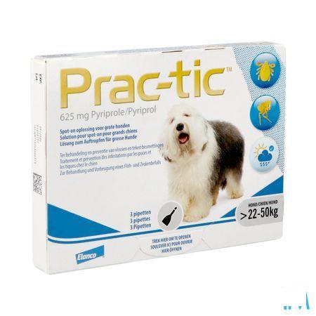 Prac-tic Spot-on Anti puce-tiq. Grand Chien .1x3