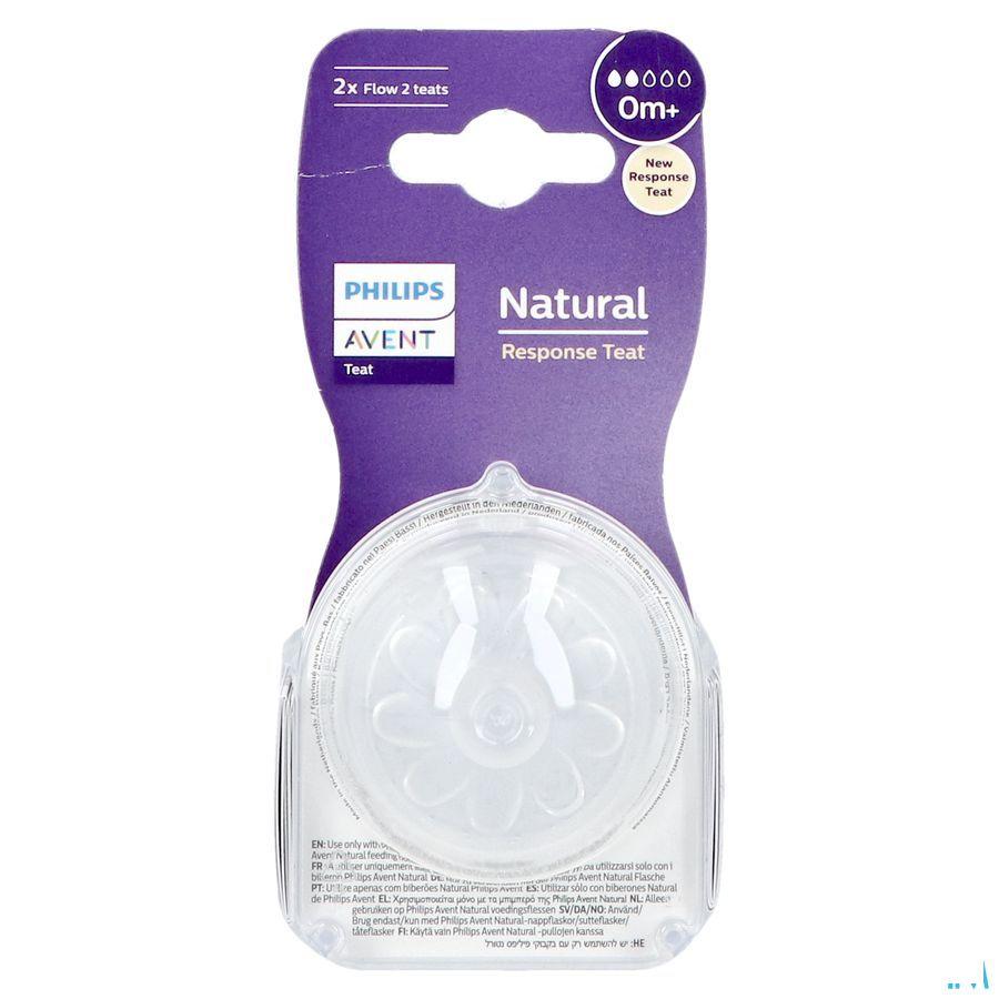 Philips Avent Natural 3.0 Tetine 0M+ T2 1