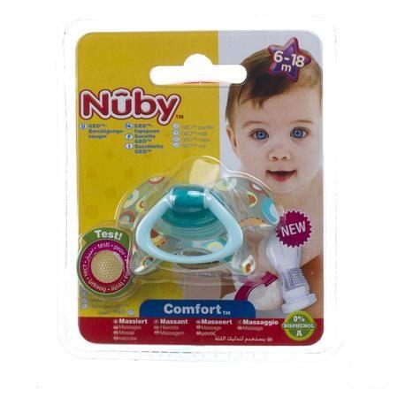Nuby Geoac Orthodontische Fopspeen - 6-18m  -  New Valmar