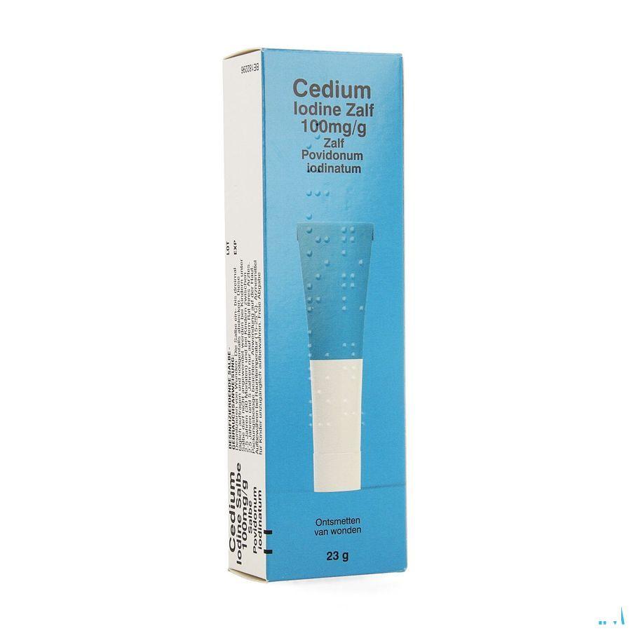 Cedium Iodine Zalf 100Mg/ g Zalf 23G  -  Qualiphar