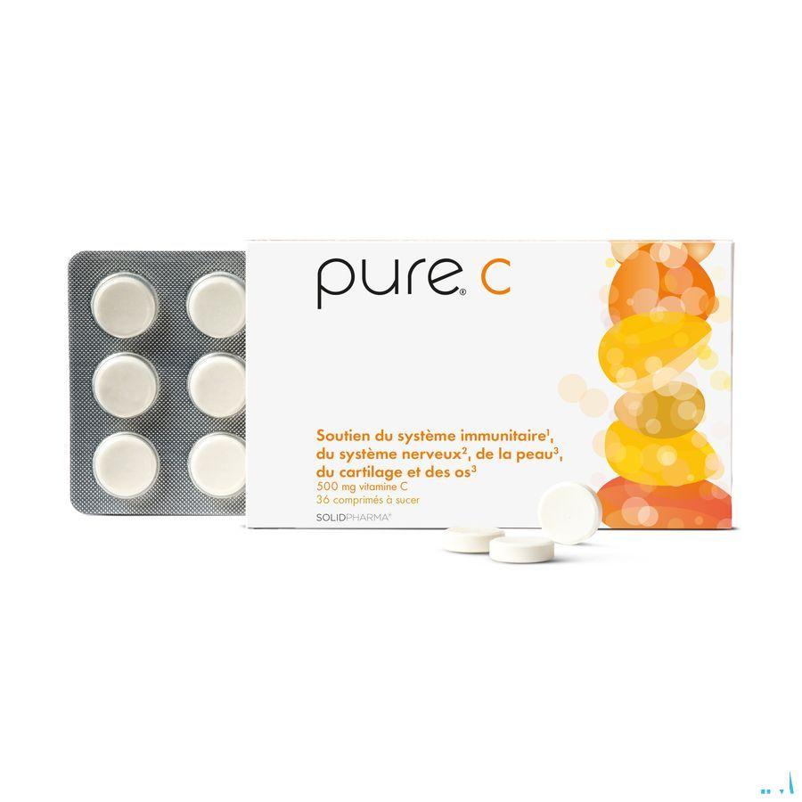 Pure C Comprimes A Sucer 36  -  Solidpharma