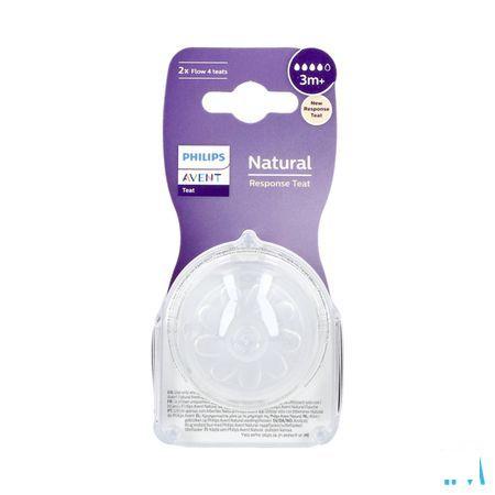 Philips Avent Natural 3.0 Zuigspeen 3M+ T4 1