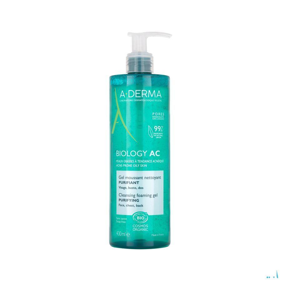 Aderma Biology Ac Zuiv. Schuim.Reinig.Gel 400 ml