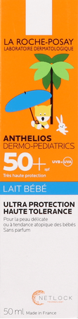 Anthelios Lait Baby Ip50 + 50 ml  -  La Roche-Posay