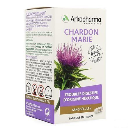 Arkogelules Chardon Marie Vegetal 150  -  Arkopharma