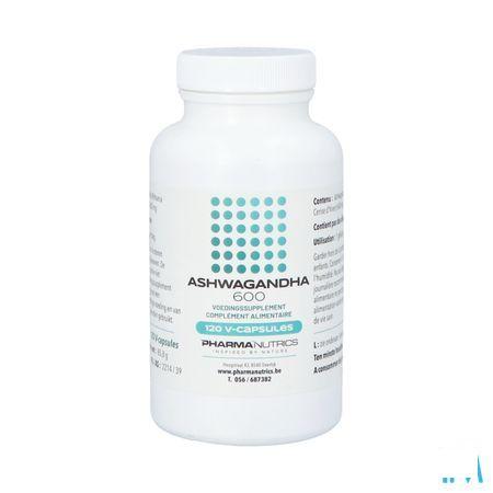 Ashwagandha 600 Pharmanutrics V-Caps 120