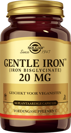Solgar Gentle Iron V-Capsule 90x20 mg  -  Solgar Vitamins