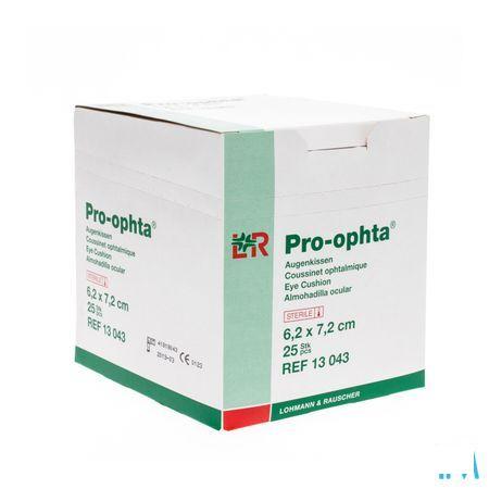 Pro-Ophta Oogkussenkompres Ster 6,2X7,2Cm 25 13043  -  Lohmann & Rauscher