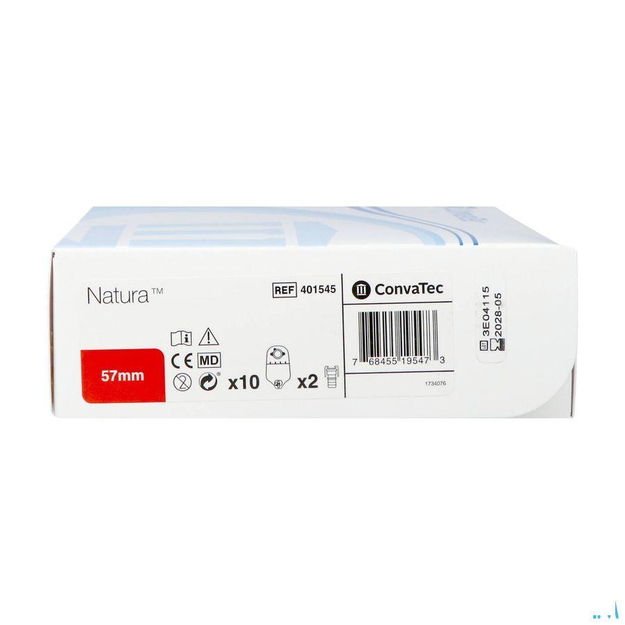 Natura P/Uro Stand Robinet Accuseal Transp 57Mm 10