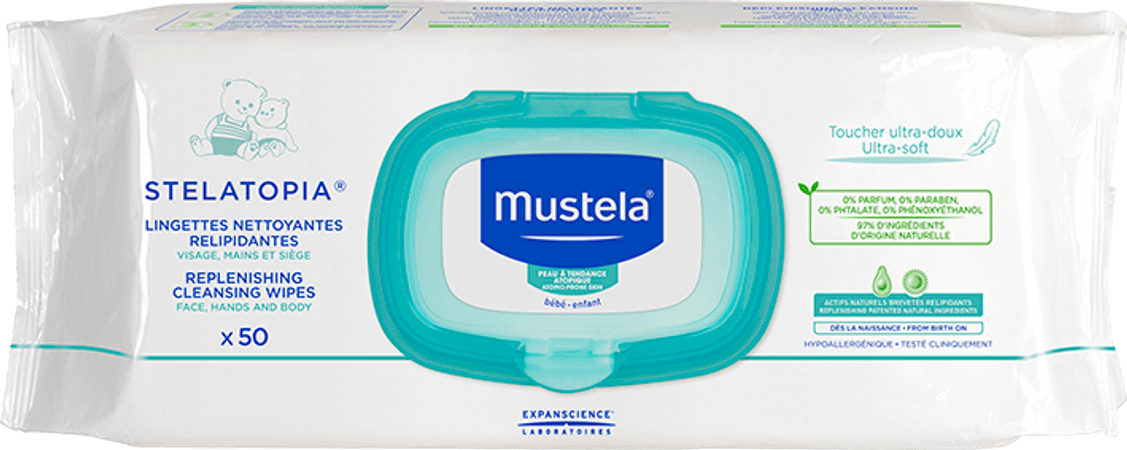 Mustela Pa Reinigende Doekjes Herlipiderend 50