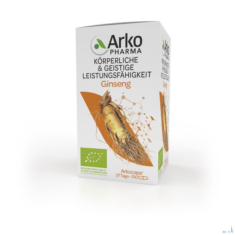 Arkogelules Ginseng Bio Caps 150  -  Arkopharma
