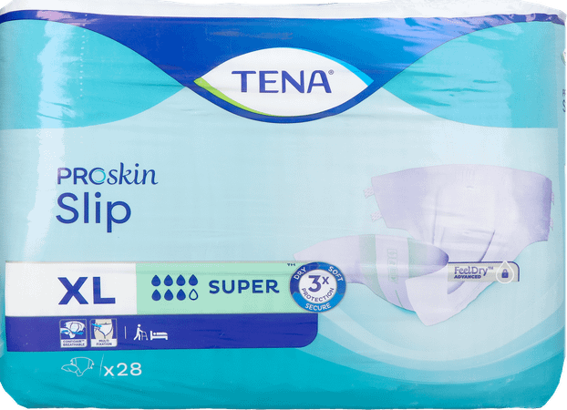 Tena Proskin Slip Super Extra Large 28