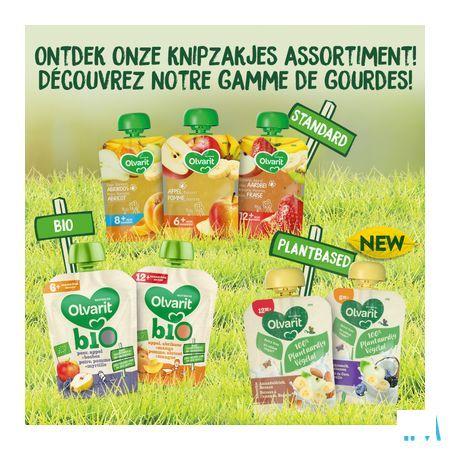 Olvarit Bio Pomme Banane Multipack 6M 4X90G  -  Nutricia