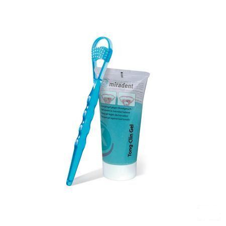 Miradent Tong-clin Set (gel + tongschraper)  -  Eureka Pharma