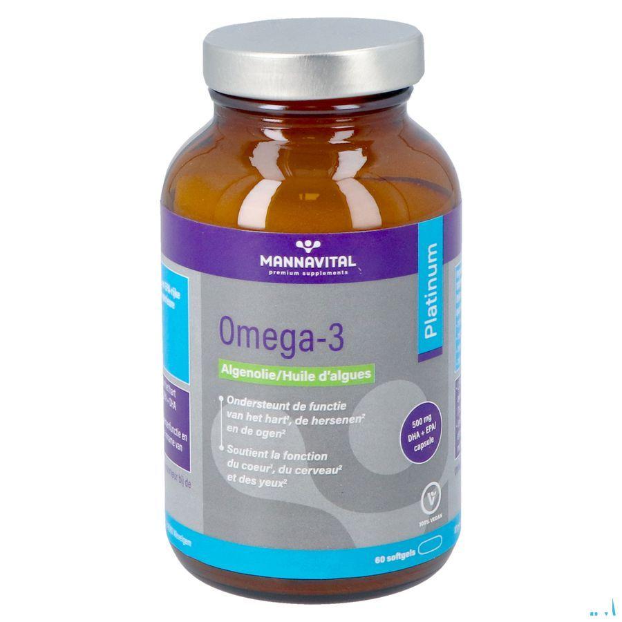 Mannavital Omega 3 Algenolie V-Caps 60