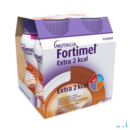 Fortimel Extra 2Kcal Chocolat Caramel 4X200 ml  -  Nutricia
