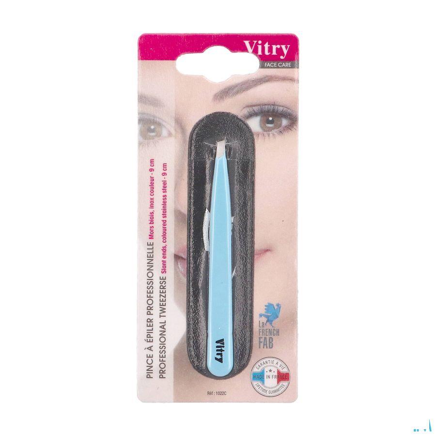 Vitry Classic Pince Epil Prof Oblique Inox 1022  -  Vitry