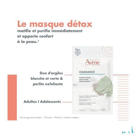 Avene Cleanance Detox Masker 2 x 6Ml