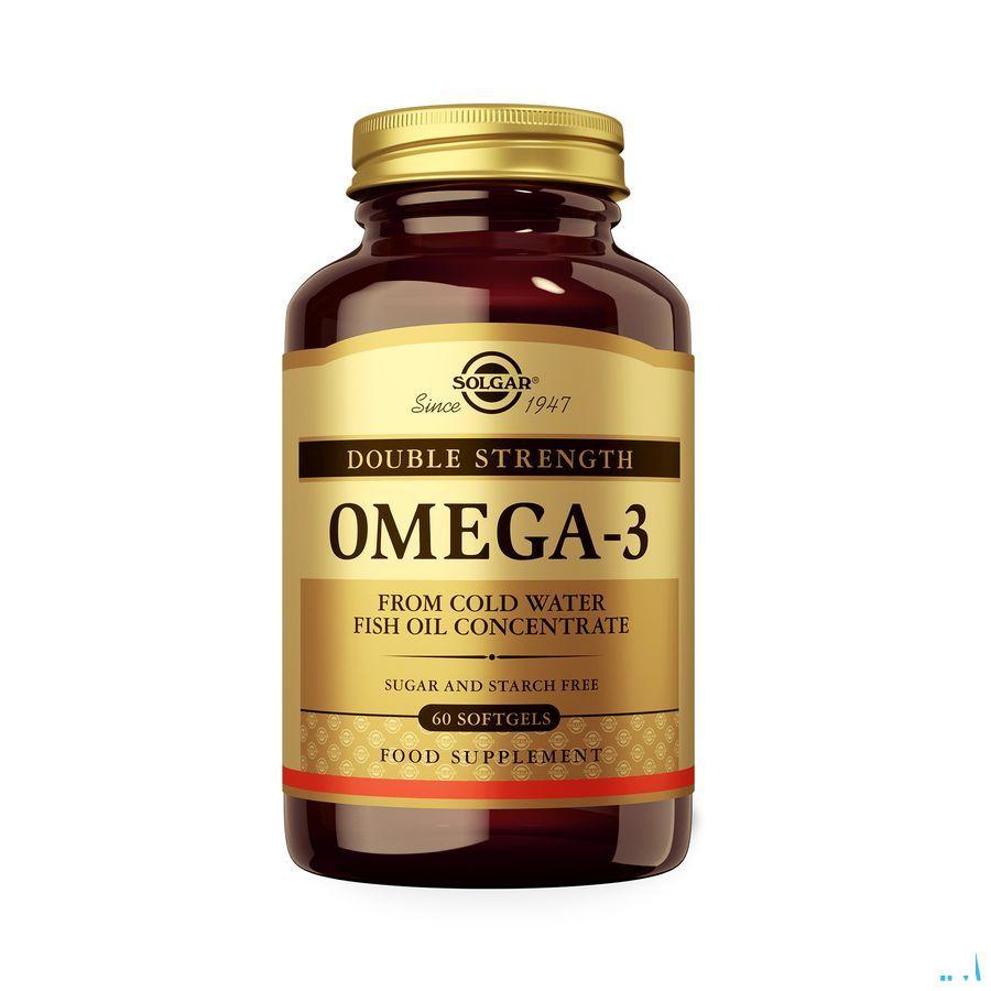 Solgar Omega-3 Double Strength Softgel 60  -  Solgar Vitamins