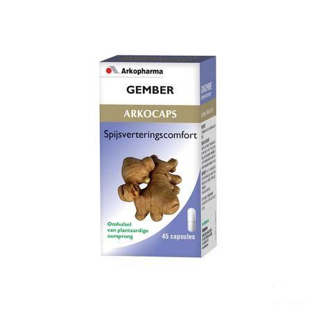 Arkocaps Gember Plantaardig 45  -  Arkopharma