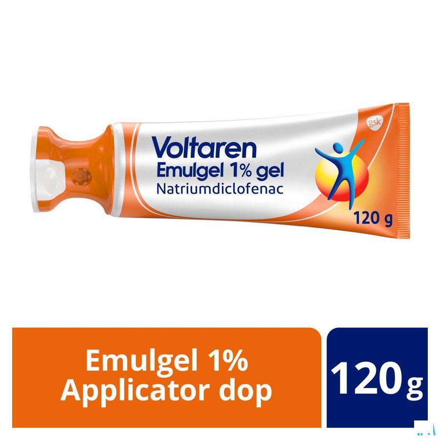 Voltaren Emulgel 1 % Gel 120G Applicator Dop 