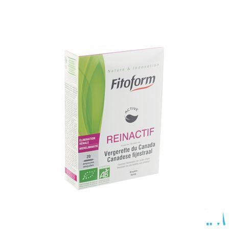 Reinactif Bio Ampullen 20x10 ml Fitoform  -  Bioholistic Diffusion