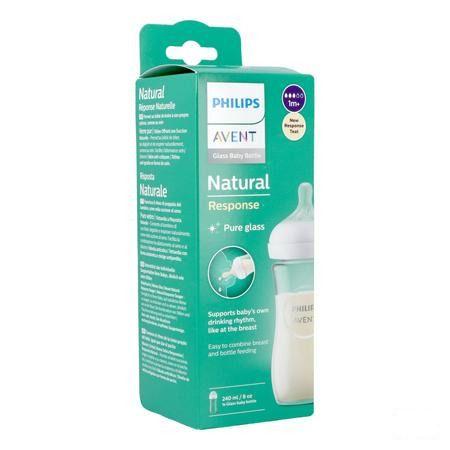 Philips Avent Natural 3.0 Zuigfles Glas 240 ml