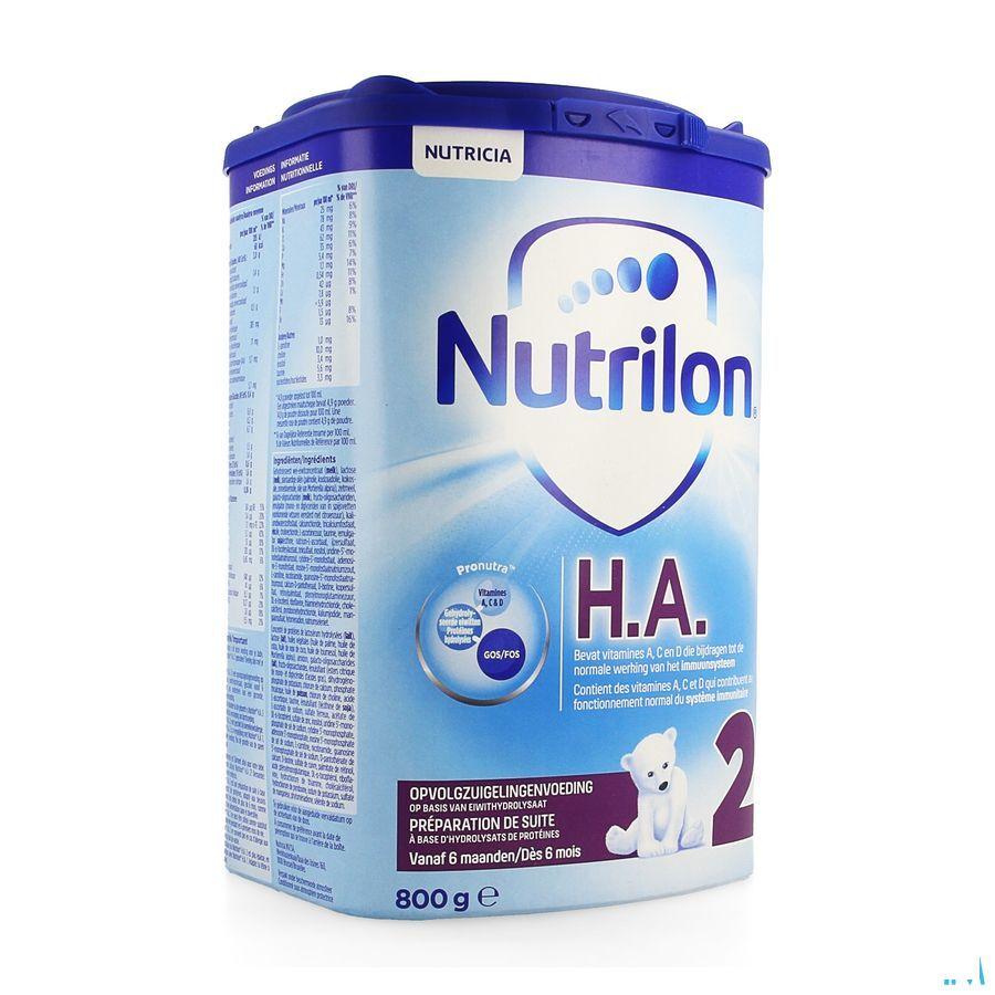 Nutrilon 2 Ha Lait De Suite Apres Ha1 Poudre 800 gr  -  Nutricia