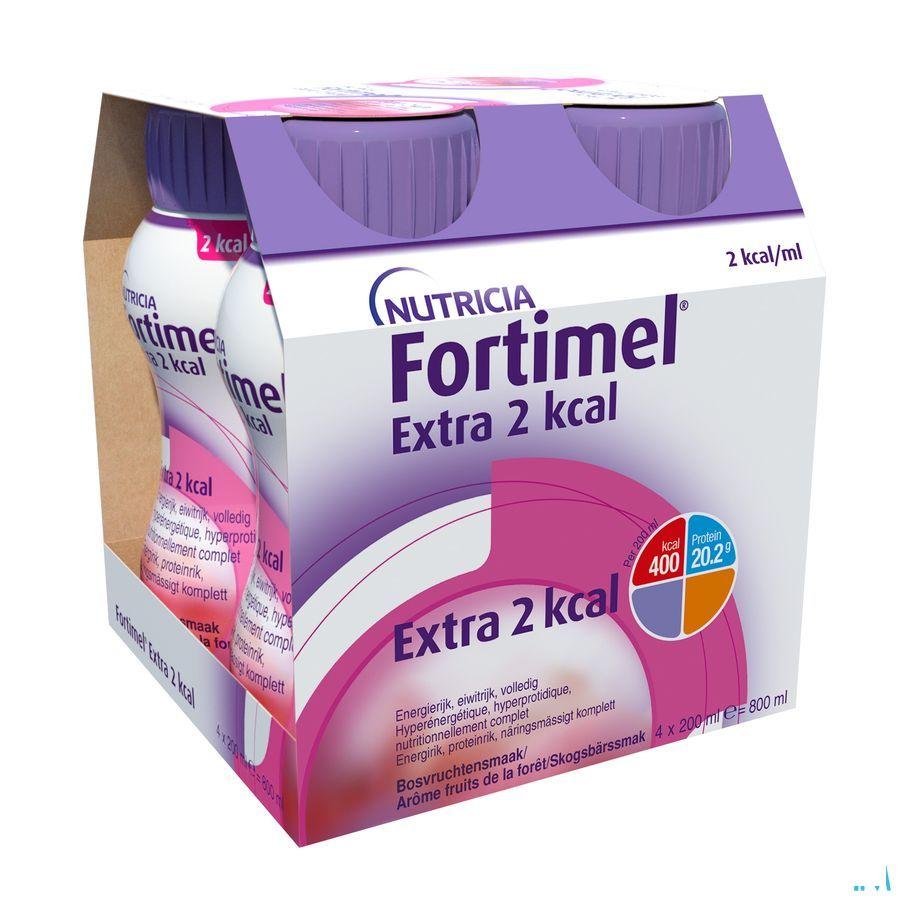 Fortimel Extra 2Kcal Fruits Foret 4X200 ml  -  Nutricia