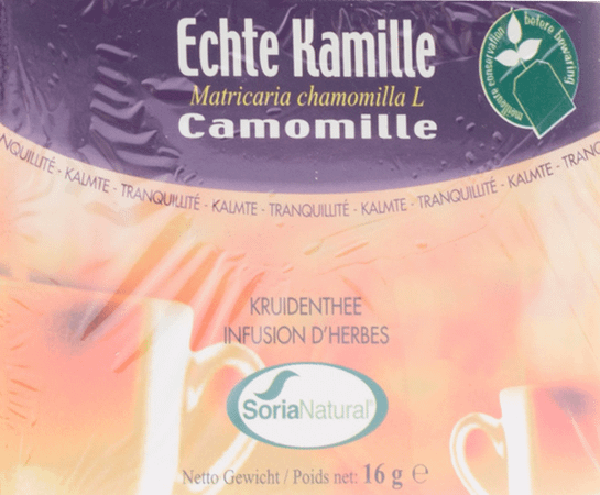 Soria Manzanilla - Kamille Natusor - 20 Builtjes  -  Soria Bel