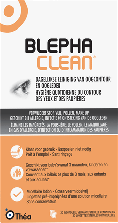 Blephaclean Reinigingsdoekjes Geimpreg.oogleden 30 