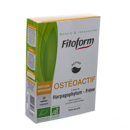 Osteoactif Bio Ampoule 20x10 ml Fitoform  -  Bioholistic Diffusion