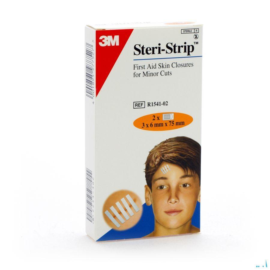 Steri-strip Hechtstrip Ster 6x 75mm 2x 5 1541p-2  -  3M