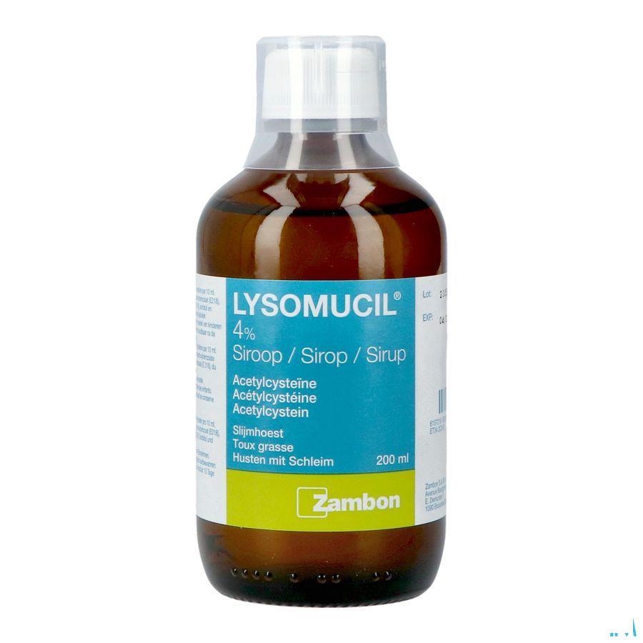 Lysomucil 4% Siroop 200 ml