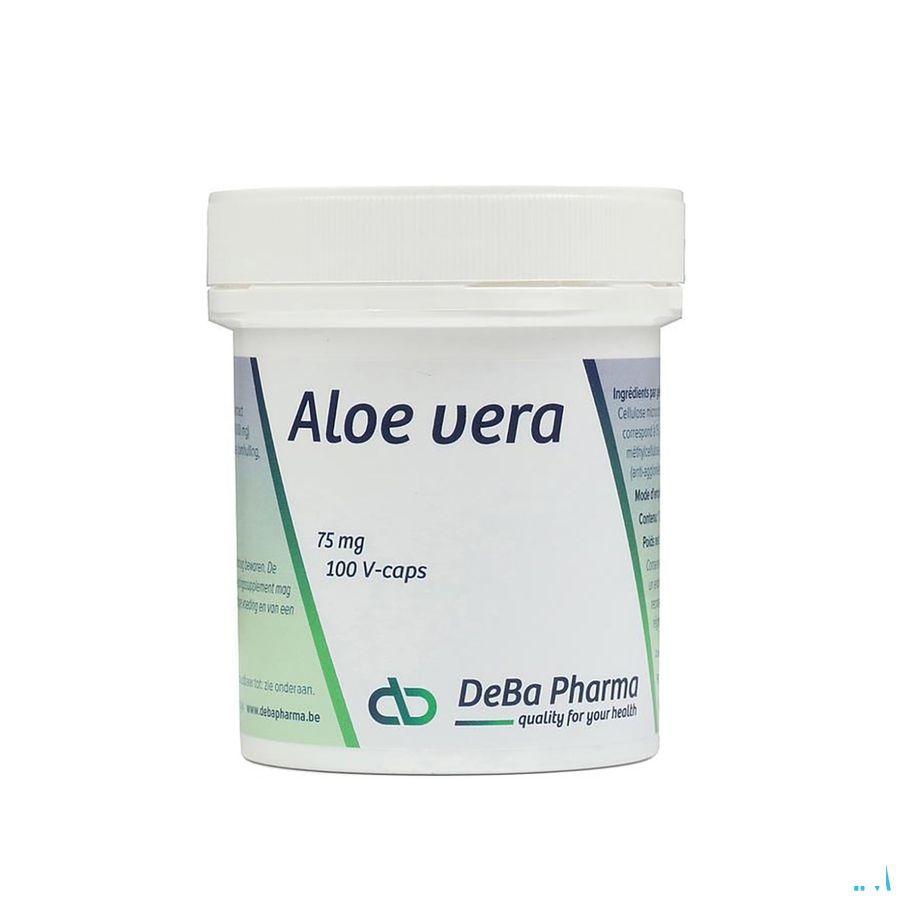 Aloe Vera 200:1 V-Capsule 100x75 mg  -  Deba Pharma