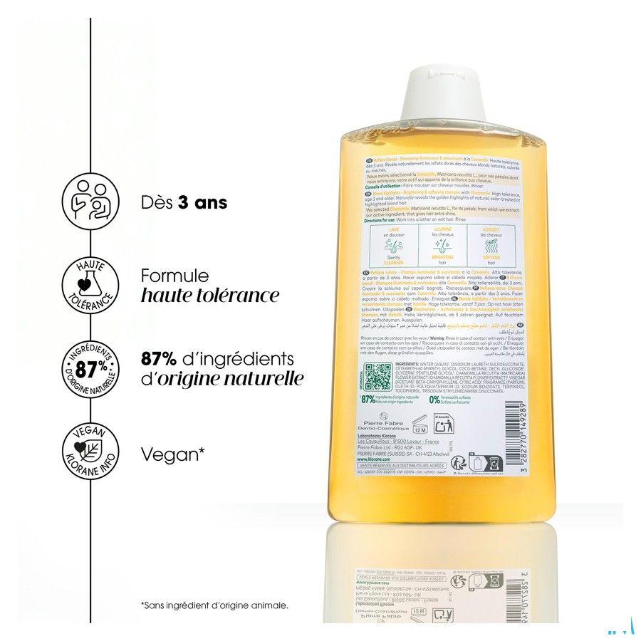 Klorane Capilaire Shampooing Camomille 400 ml