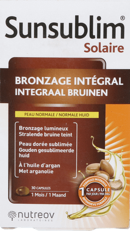 Sunsublim Integraal Bruinen Capsule 30 