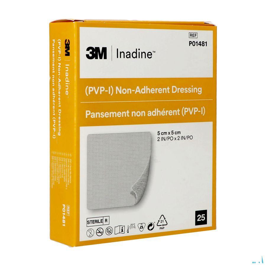 Inadine Kp Doordr. 5,0x 5,0cm 25 P01481  -  Gd Medical