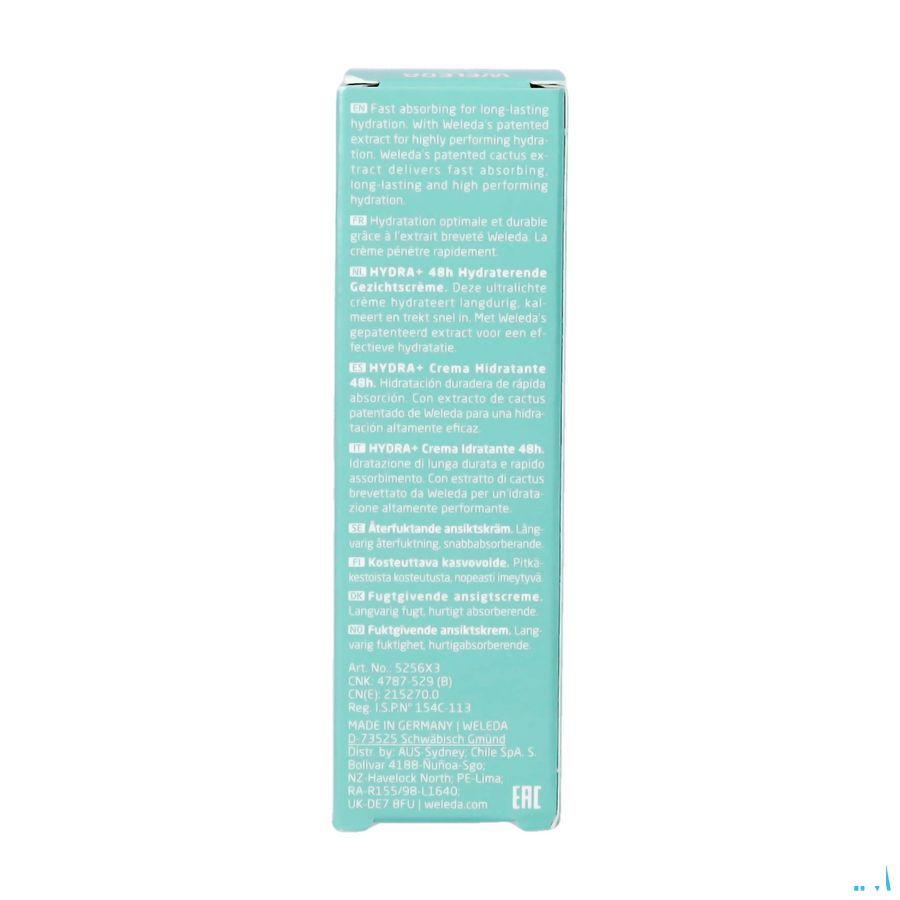 Weleda Hydra+ Creme Hydra-Apaisante 48H 30 ml  -  Weleda