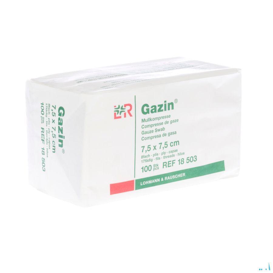 Gazin Compresse Non Sterile 8p 7,5x 7,5cm 100 18503  -  Lohmann & Rauscher