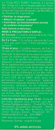 Puressentiel Respiratoire Sirop Actipure Fam.125 ml