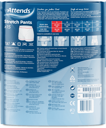 Attends Stretch Pant Small 15  -  Attends