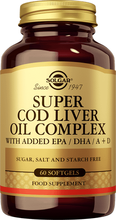 Super Cod Liver Oil Compl (levertraan) Softgel 60  -  Solgar Vitamins