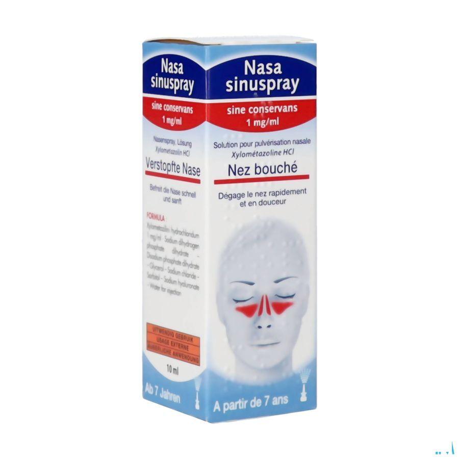 Nasasinuspray sine conservans 10 ml 0,1%